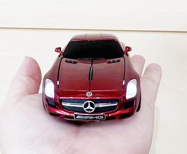 無線マウス Mercedes SLS AMG サファイアレッド