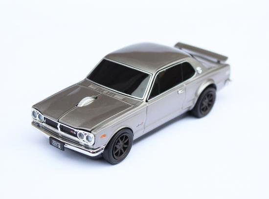 Nissan Skyline 2000 GT-R （通称 ハコスカ)　無線式 クラシックプレミアムマウス　クリックカーマウス - camshop