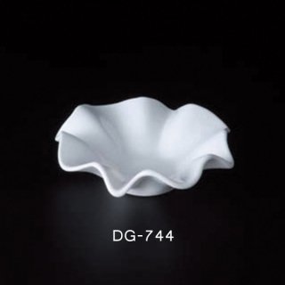 灰皿 フラワー L WH ホワイト 6個（DG-744）