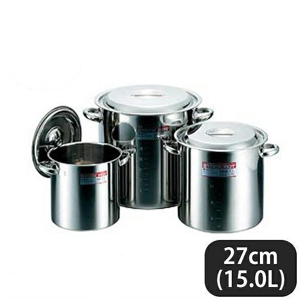 寸胴 ハイグレード アルミ寸胴鍋 目盛付 30cm（20L） | 飲食業用業務