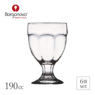 Borgonovo ƥ॰饹 ɥ 190ml 6  ܥ르ΡBN-5552