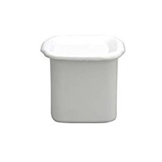 野田琺瑯 スクウェア L 食品保存容器 ホワイトシリーズ 琺瑯蓋付 WSH-L  （475124）05-0108-0203