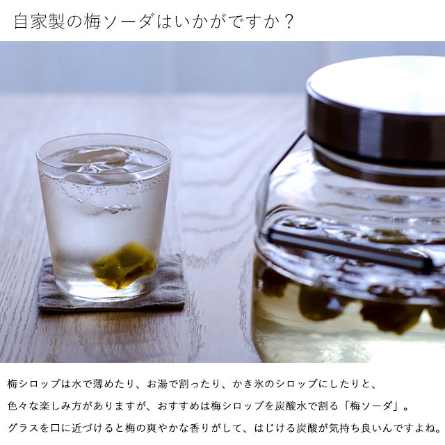 貯蔵びん MCコンテナー3L　果実酒びん　梅びん（815） アデリア/石塚硝子