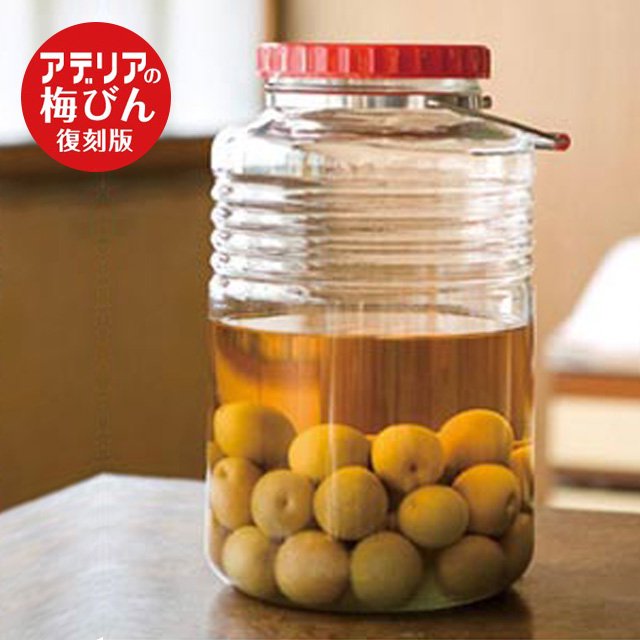 アデリア 日本製 復刻 梅びん 梅酒びん ４Ｌ 721 信託 - 保存容器、ケース