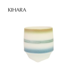 KIHARA 香酒盃 三色呉須巻（L）+ 専用化粧箱（429L-901）