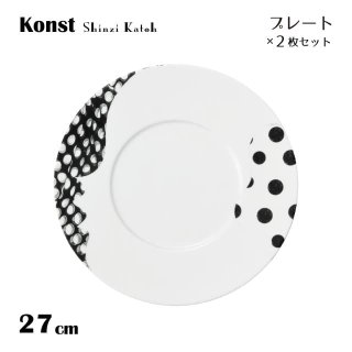 プレート 27cm 2枚セット Konst 丸東 STUDIO 010（KN-003）
