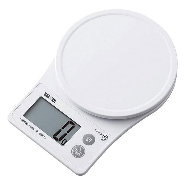 タニタ デジタルクッキングスケール KW-001 2kg ホワイト