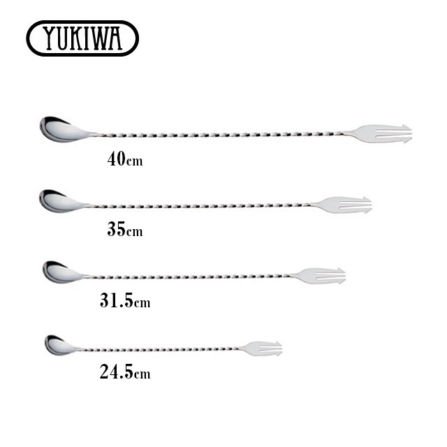 ユキワ UK バースプーン ツイスト 24.5cm 18-8（03302140）YUKIWA