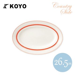 KOYO カントリーサイド 26.5cm プラター ソーバーオレンジ 6枚セット（13425045）