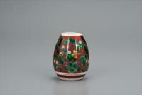 九谷焼 花瓶 花器 花入 一輪挿し  在銘 九谷 花台 玉杢 山岸大成作 金彩 九谷焼 花瓶 花器 花入 一輪挿し 在銘 九谷 花台 玉杢 山岸大成