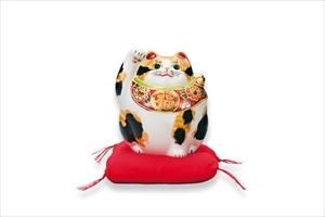 4号丸型招猫 毛長三毛