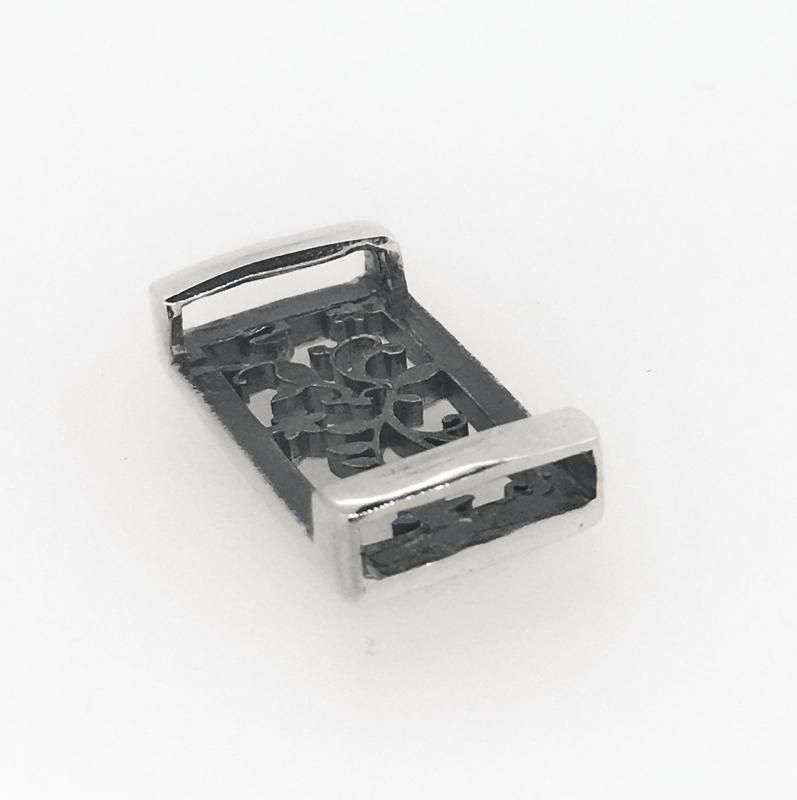 唐草ブレスレットトップ （帯留共用） 単品 - 銀久-GINKYU