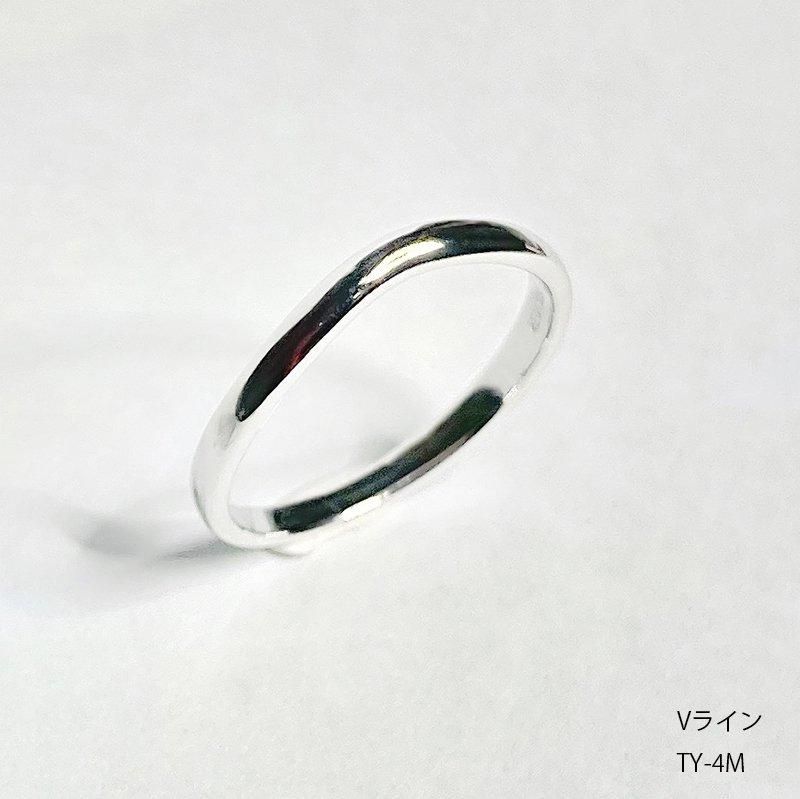 Vライン（TY-4M） シンプル極シリーズ - 銀久-GINKYU- シルバー