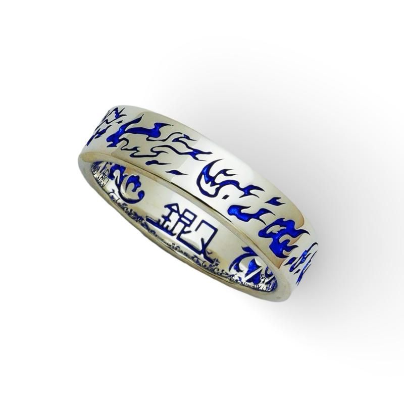 炎シルバーリング【単色】 - 銀久-GINKYU- シルバーアクセサリー