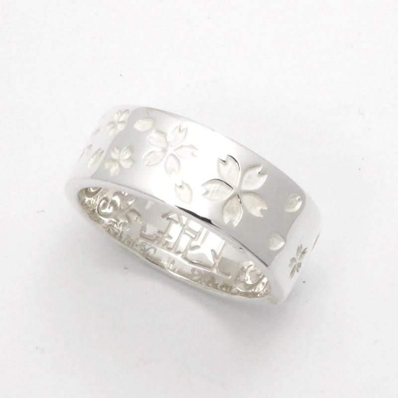 桜花爛漫シルバーリング - 銀久-GINKYU- シルバーアクセサリー