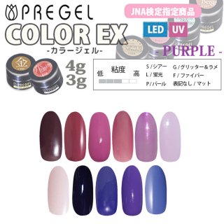 プリジェル カラーEX カラージェル PREGEL ネイル検定対応 JNA