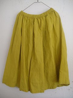 ヤンマ産業 リネンギャザースカート 80cm丈なし色