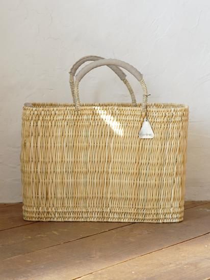 warang wayan morocco】ストローバスケット深型 S・M - store