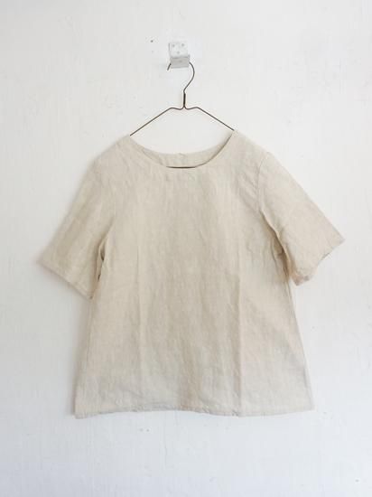 ヤンマ産業 YAMMA リネン丸首シャツ - トップス
