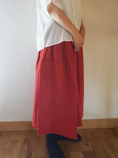 買い誠実 ヤンマ産業 リネンキュロットパンツ 生活雑貨pedlar / パンツ