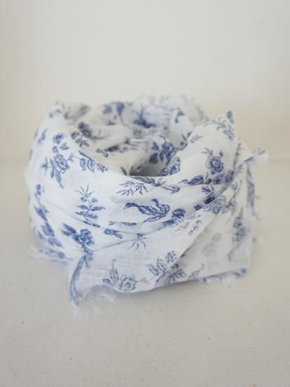 R&D.M(オールドマンズテーラー) OZ PRINT GAUZE SHAWL │ 仙台