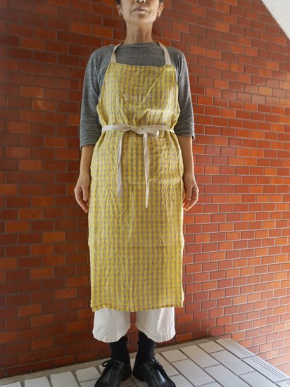 R&D.M.Co-(オールドマンズテーラー) GINGHAM CHECK APRON / 生活雑貨pedlar