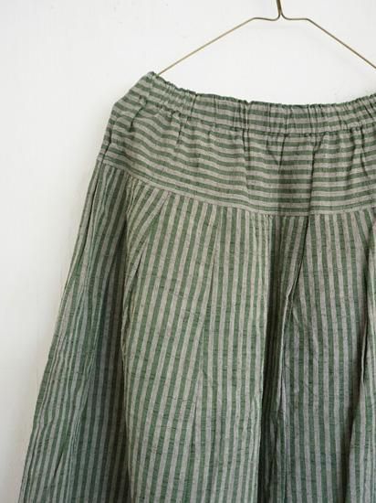 ヤンマ産業 会津木綿タックスカート / 生活雑貨PEDLAR