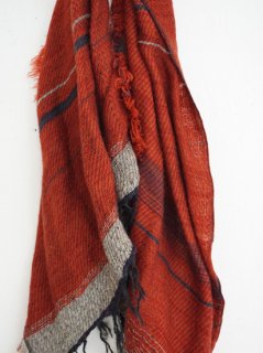 tamaki niime wool roots shawl SMALL 