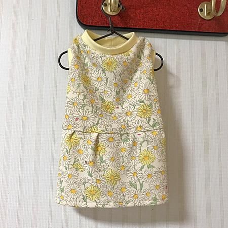 デイジー柄 ワンピース レモンイエロー S Roid デイジー柄 ワンピース レモンイエロー S Roid