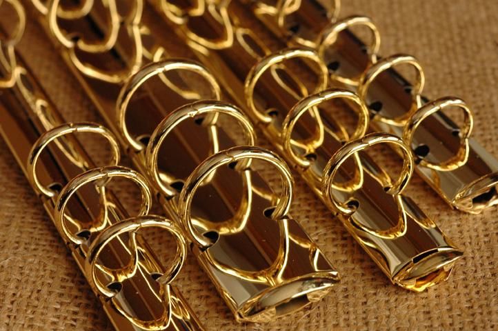 バインダー金具 クラウゼ社製 金メッキ ミニサイズ 127-6-13
