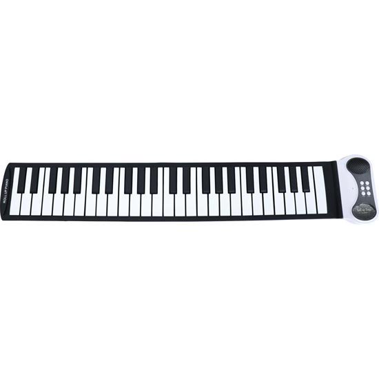ロールアップピアノ 49鍵盤 | 単4電池・USB給電可能 | 軽量