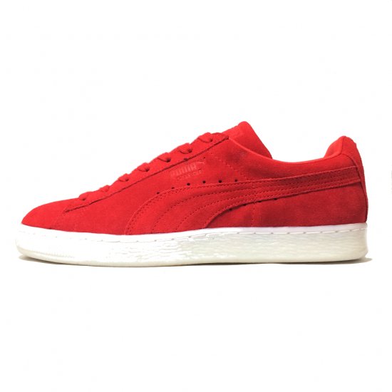 puma suede classic black and red