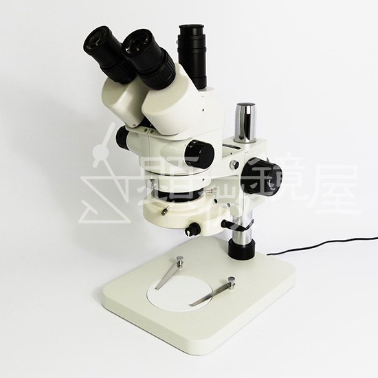 顕微鏡屋セレクト LED照明付 ズーム式三眼実体顕微鏡 （光路分割タイプ） JZ-0745BT-L【画像2】