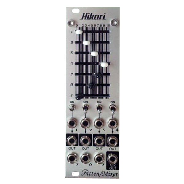 Hikari Instruments | Atten/Mixer | ユーロラック・モジュラーシンセ | Five G music technology
