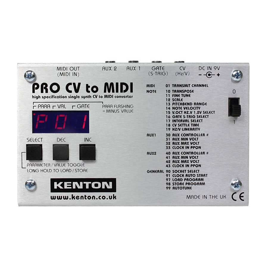 KENTON | PRO CV to MIDI | ユーティリティー MIDIユーティリティー | Five G music technology