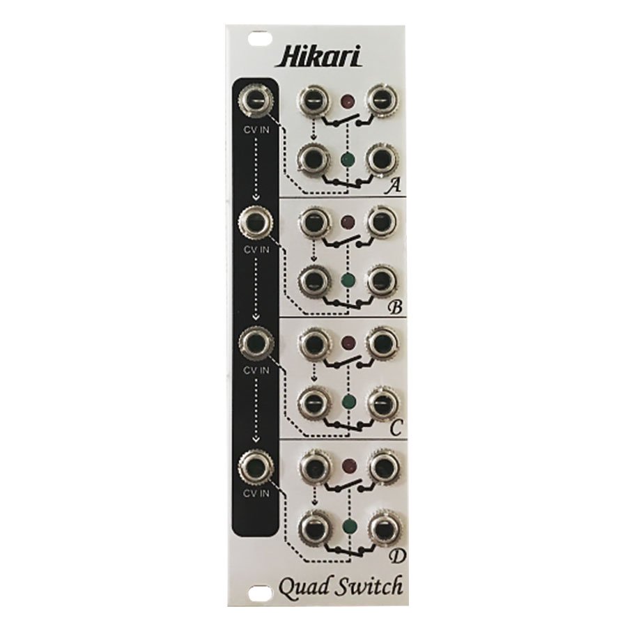 Hikari Instruments | Quad Switch | ユーロラック・モジュラーシンセ 