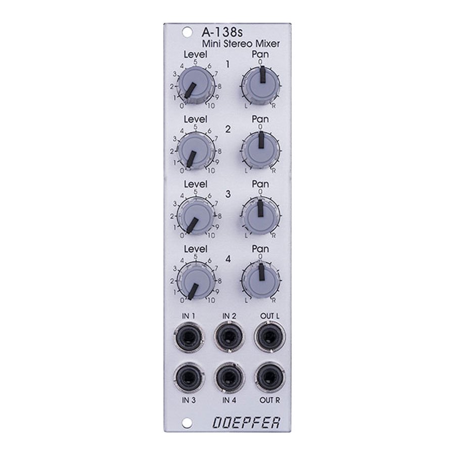 Doepfer A-138s Mini Stereo Mixer | ユーロラック・モジュラーシンセ