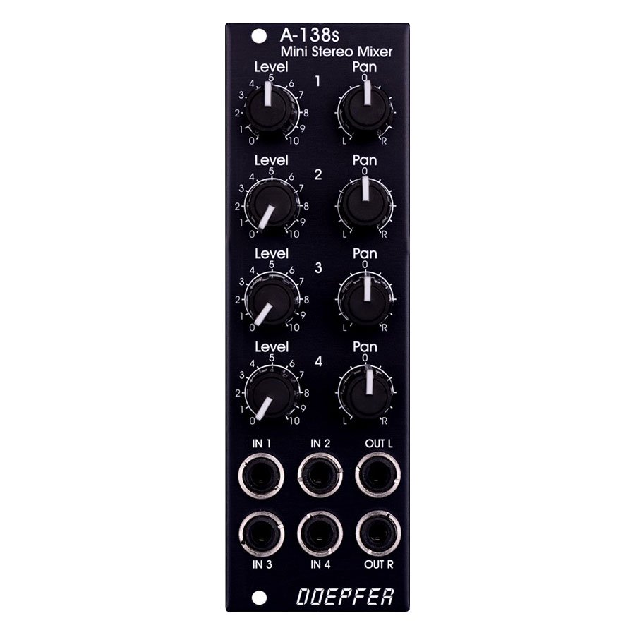 Doepfer A-138sV Mini Stereo Mixer | 新品ユーロラック・モジュラー 