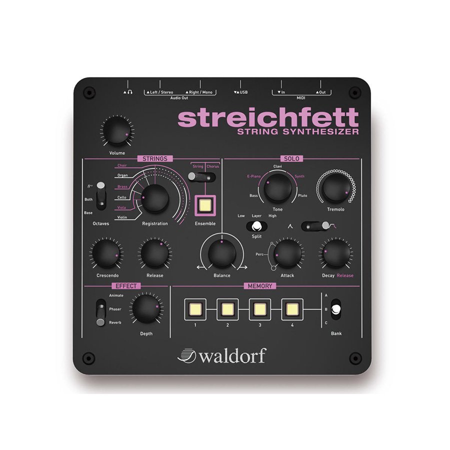 Waldorf | Streichfett | 新品アナログシンセサイザー | Five G music technology