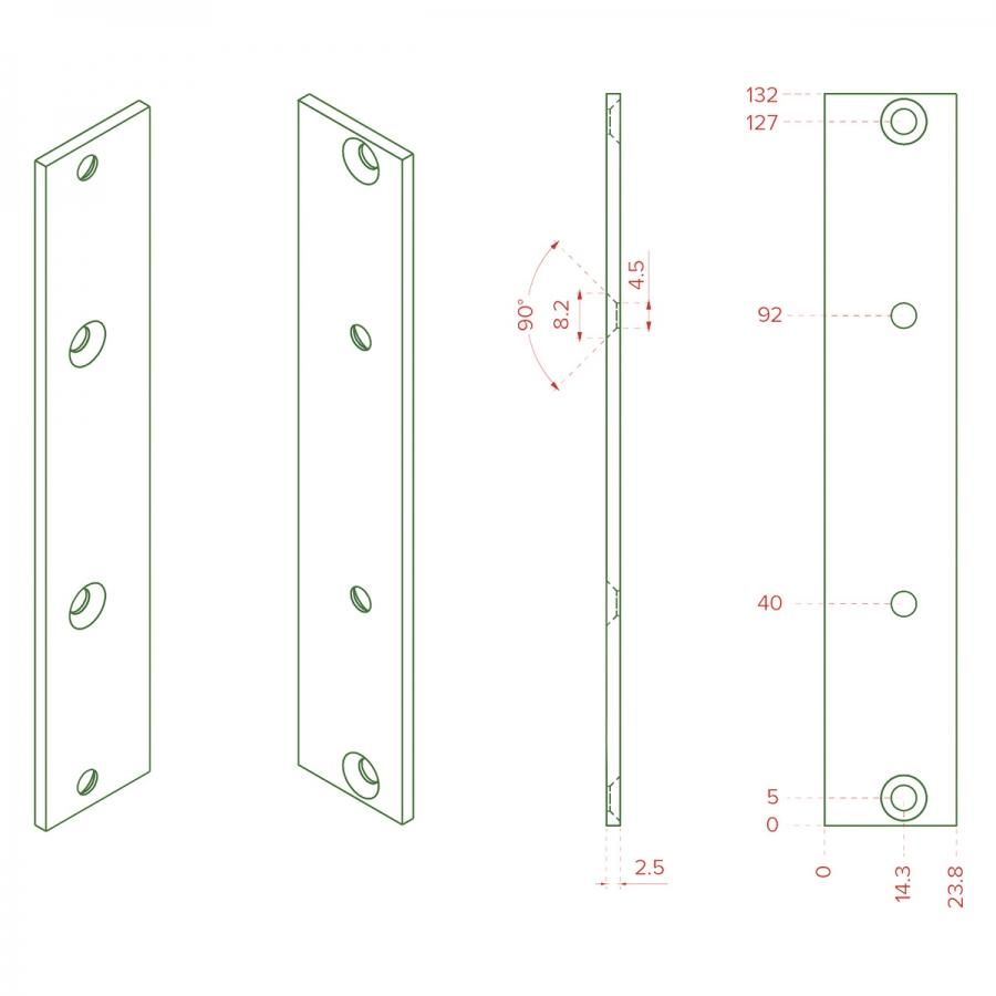 Tiptop Audio | Z-Rails Brackets | ユーロラック・モジュラー