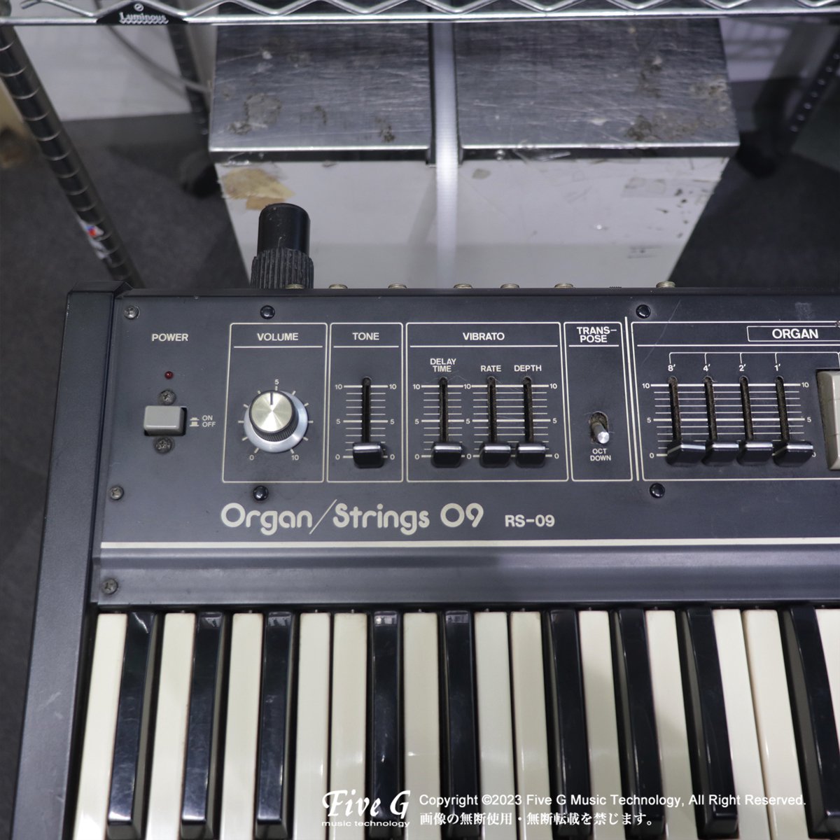 ローランド　Organ/Strings　ＲＳ-０９　キーボード　ハードケース付き