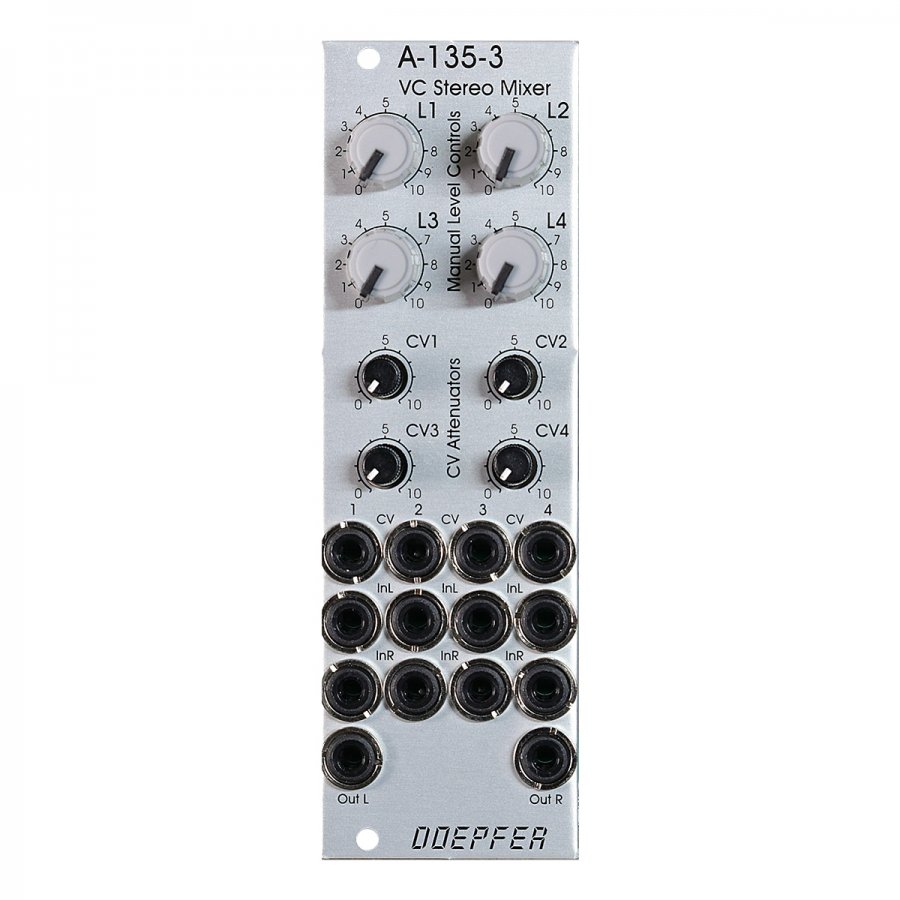 Doepfer | A-135-3 Voltage Controlled Stereo Mixer | 新品ユーロ