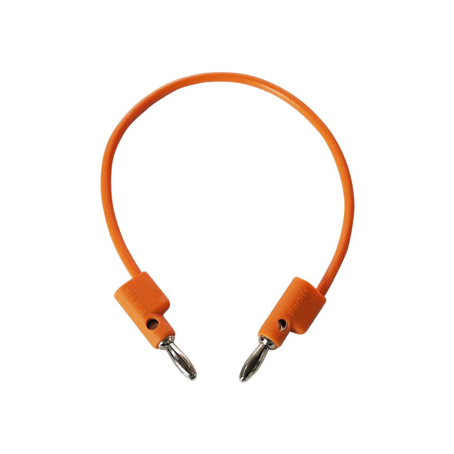 Buchla | Banana Cable Orange 25cm | Buchla モジュラーシンセ | Five G music  technology