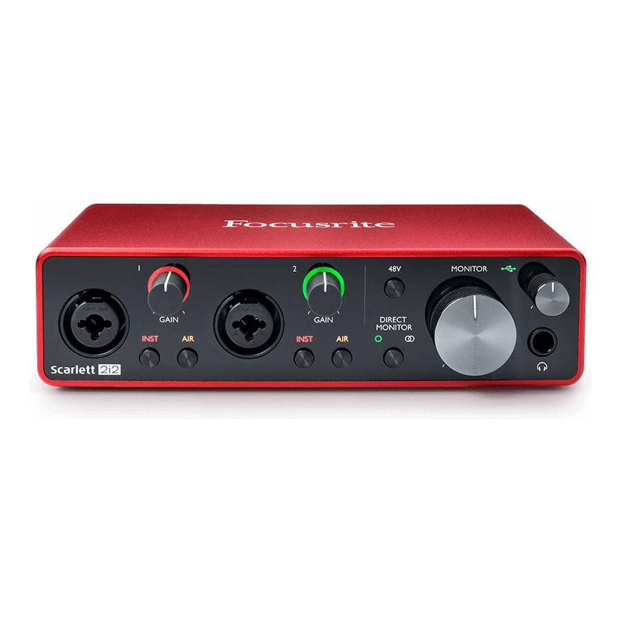 Focusrite Scarlett 2i2 Gen3オーディオインターフェイス