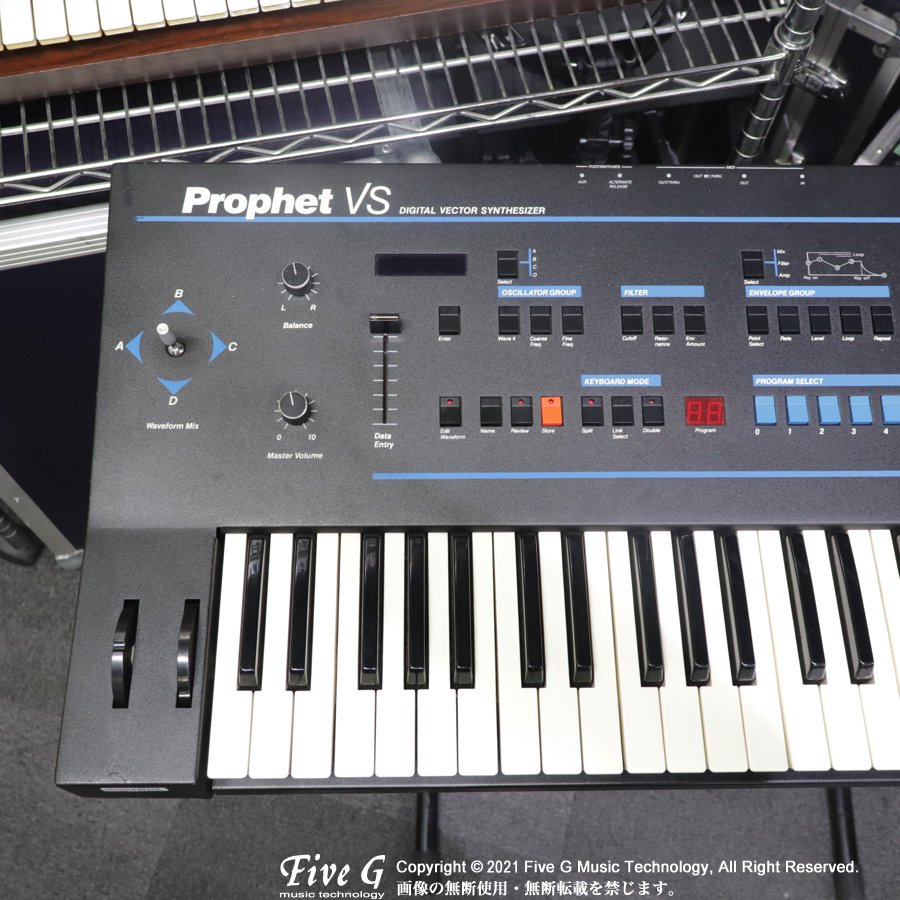 Sequential Circuits | Prophet VS | ヴィンテージ - Vintage - シンセサイザー キーボード | Five  G music technology