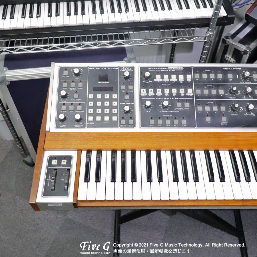 Moog | Memorymoog+ | ヴィンテージ - Vintage - シンセサイザー キーボード | Five G music  technology