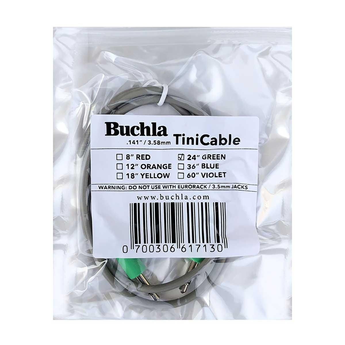 Buchla | Tini Cable Green 60cm | Buchla モジュラーシンセ | Five G
