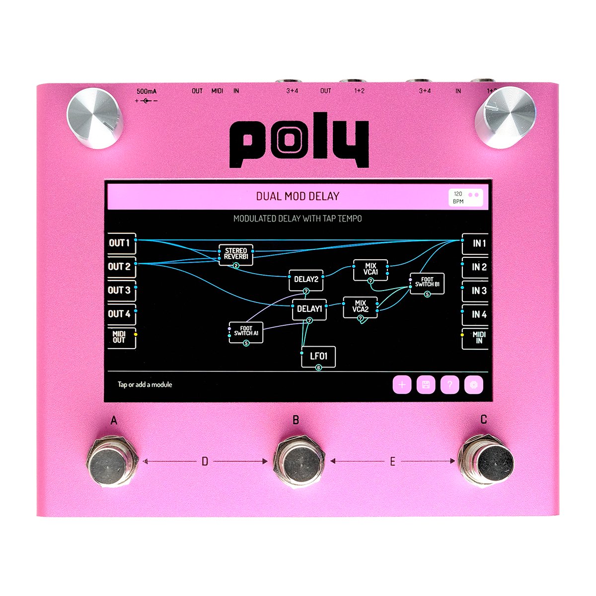 G　music　エフェクター　Poly　Effects　Five　Beebo　Pink　technology