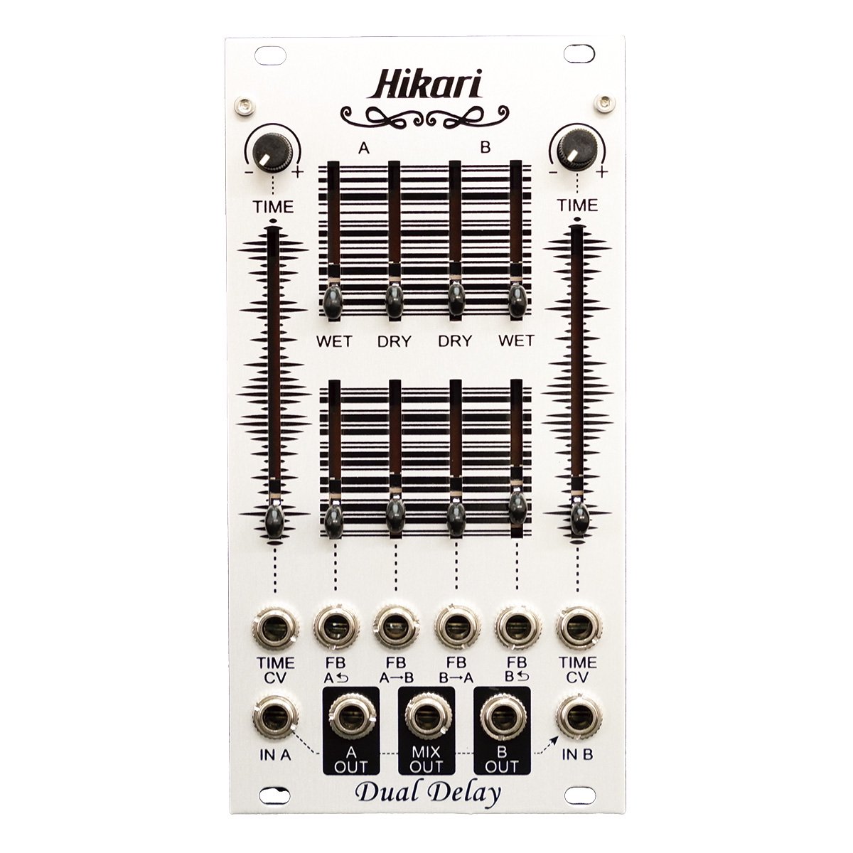 Hikari Instruments | Dual Delay | ユーロラック・モジュラーシンセ 