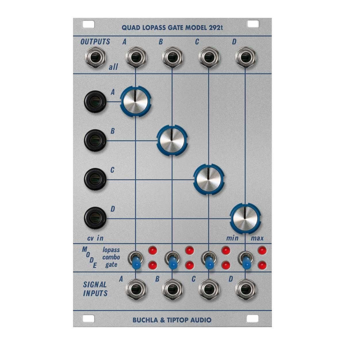 Buchla & Tiptop Audio | Model 292t Quad Lopass Gate | 新品ユーロ